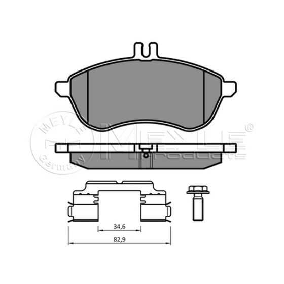 Bosch Ön Fren Balatası - 204 - Kod BSH0986495104 - OEM A0074205520 ürün görseli