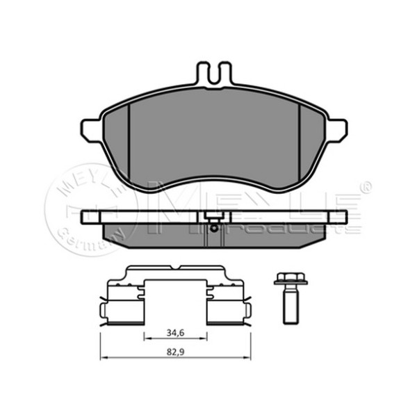 Bosch Ön Fren Balatası - 204 - Kod BSH0986495104 - OEM A0074205520