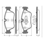 Bosch Balata ÖN Bmw E 87 D 04 - Kod BSH0986TB2668 - OEM 120I-120