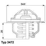 Mahle Termostat - Bkp-bre Volkswagen Passat 6 2.0 Audi TDI - Kod BTT-TX 109 87D - OEM 03G121113