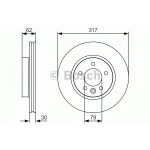 Ferodo Fren Diski - Aynasi Takim ÖN Range Rover Sport 2.7 - (2 Adet Fiyati) - Kod DDF-1430 - OEM SDB000601