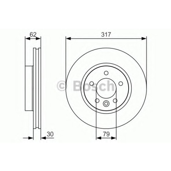 Ferodo Fren Diski - Aynasi Takim ÖN Range Rover Sport 2.7 - (2 Adet Fiyati) - Kod DDF-1430 - OEM SDB000601 ürün görseli