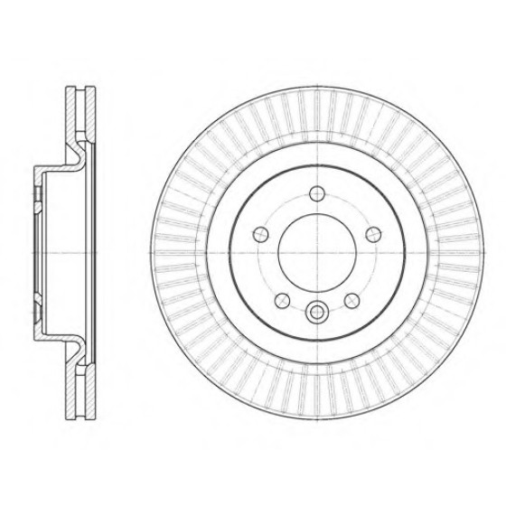 Ferodo Fren Diski - Aynasi Takim ÖN Range Rover Sport 4.4 - (2 Adet Fiyati) - Kod DDF-1432 - OEM SDB000611 ürün görseli