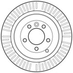 Ferodo Fren Diski - Aynasi Takim Arka Range Rover Sport 3.0 D 2010 - (2 Adet Fiyati) - Kod DDF-1433 - OEM SDB000642