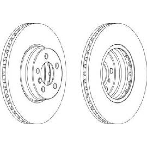 Ferodo Fren Diski - Aynasi Takim ÖN Range Rover Vouge 3.0 TDV8 (2 Adet Fiyati) - Kod DDF-1436 - OEM SDB500181