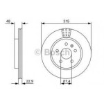 Ferodo Fren Diski - Aynasi Arka 17 Inc Opel Insignia 315mm (2 Adet Fiyati) - Kod DDF-1805C - OEM 569128