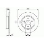 Ferodo Fren Diski - Aynasi Arka Opel Astra J (2 Adet Fiyati) - Kod DDF-1872 - OEM 569074