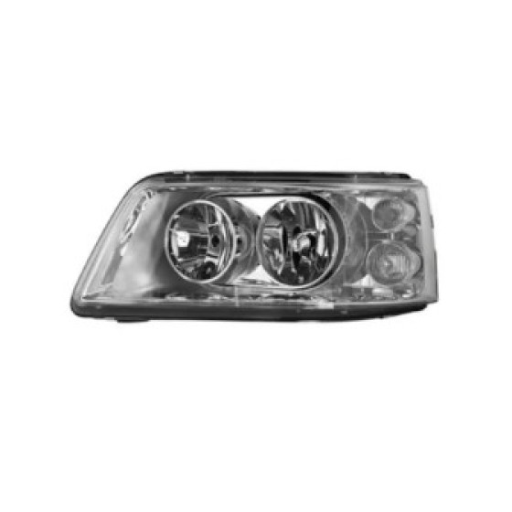 DEPO Far - Lamba Sol Volkswagen Transporter T5 04- (Volkswagen Caravelle Çift Mercek) - Kod DPO 441-1175L-LD-EM - OEM 7H1941015A ürün görseli