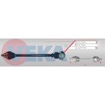 WAGEN Komple Aks Sağ ÖN Volkswagen Golf 5 2.0 Audi TDI 6 Ileri Cffb Uzunluk 792mm 2003-2009 - Kod DS-VW042 - OEM 1K0407272EN