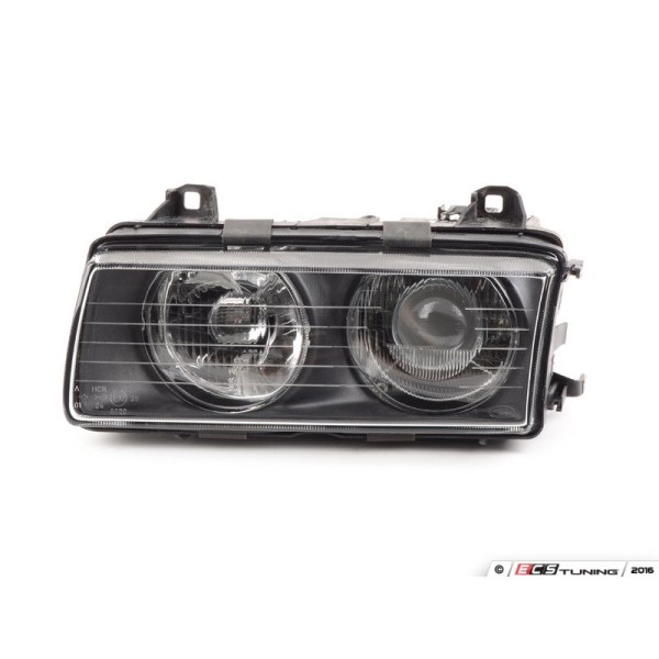 İthal Ön Far - Far "Sol" Mercekli (Hella Tip) E36 1991 - Kod E3691-7002 - OEM 63121393271