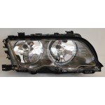 İthal Ön Far - Far (Siyah Zemin) Sağ E46 1998 - Kod E4698-7003 - OEM 63128380176
