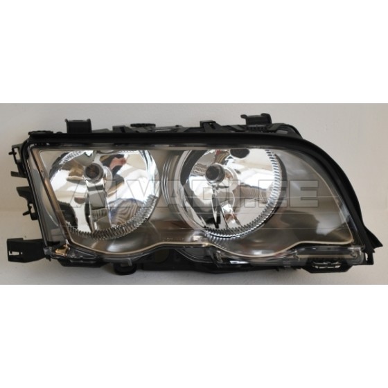İthal Ön Far - Far (Siyah Zemin) Sağ E46 1998 - Kod E4698-7003 - OEM 63128380176 ürün görseli
