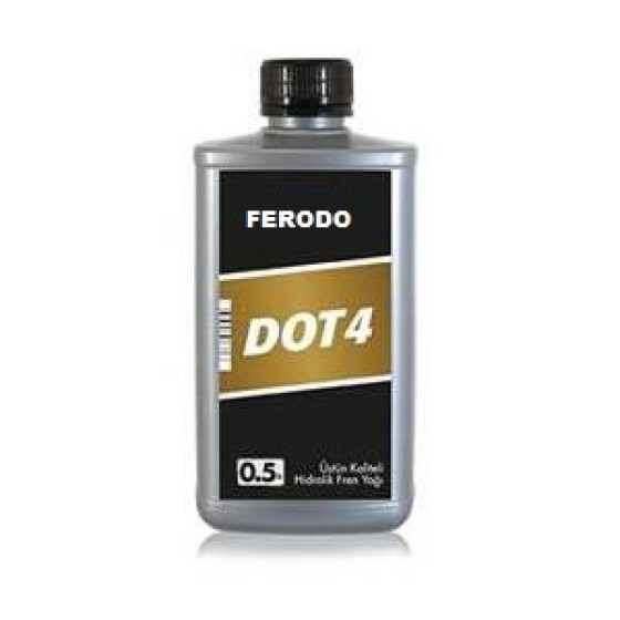 Ferodo Fren Hidroliği DOT4 Sari - 500ml Koli Adet 24 - Kod FBX050 - OEM 402404 ürün görseli