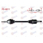 VEKA Komple Aks Sol ON Ford Transit (FA_ _) 2.4 TDCI Absli 48 Dis Uzunluk 798, 5mm 2000-2006 - Kod FD-8011 - OEM RM3C113B437BC