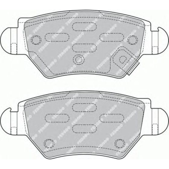 Ferodo Arka Fren Balatası - Opel Astra G - Kod FDB-1294 - OEM 1605093 ürün görseli
