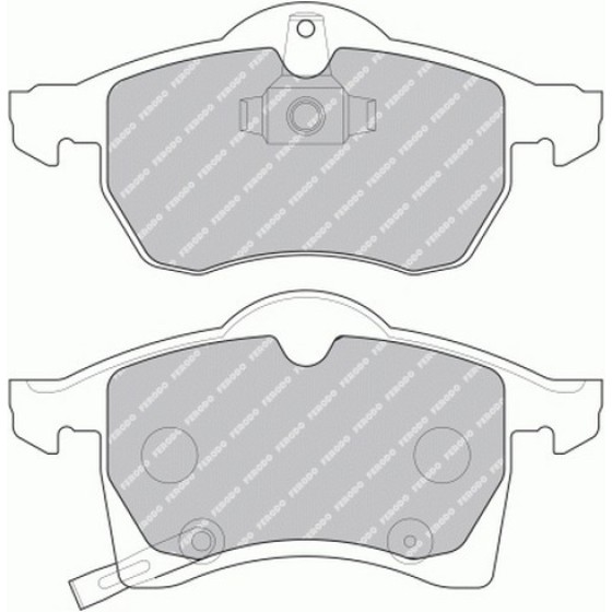 Ferodo Ön Fren Balatası - Opel Astra G - Kod FDB-1295 - OEM 1605009 ürün görseli