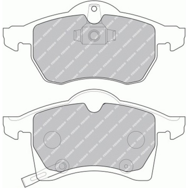 Ferodo Ön Fren Balatası - Opel Astra G - Kod FDB-1295 - OEM 1605009