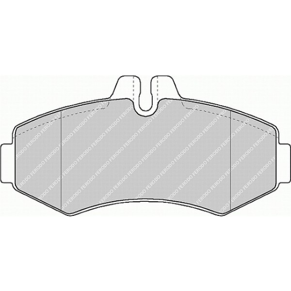 Ferodo Ön Fren Balatası - Mercedes-benz_w638 Mercedes-benz Sprinter 20, 60mm (23022) - Kod FDB-1304 - OEM A0004214110