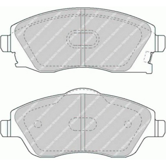 Ferodo Fren Balata ÖN Opel Corsa C -1605974 - Kod FDB-1424 - OEM 1605081 ürün görseli
