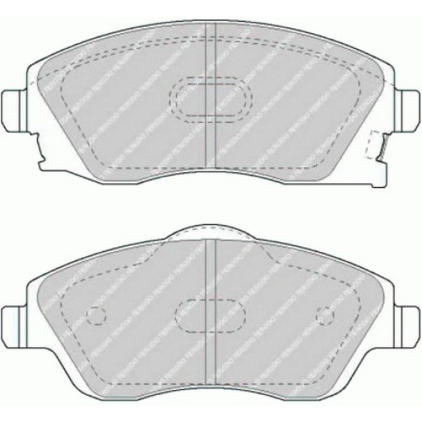 Ferodo Fren Balata ÖN Opel Corsa C -1605974 - Kod FDB-1424 - OEM 1605081