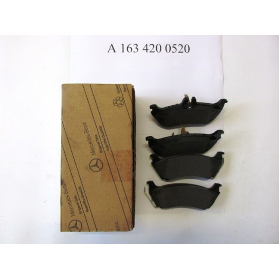 Ferodo Arka Fren Balatası - Mercedes-benz_w163 ML Seri 1998> 16, 5mm - Kod FDB-1608 - OEM A1634200520 ürün görseli