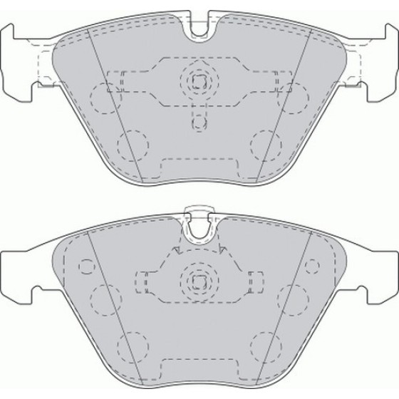 Ferodo Bmw ÖN Balata - Kod FDB-1628 - OEM 34112283865 ürün görseli