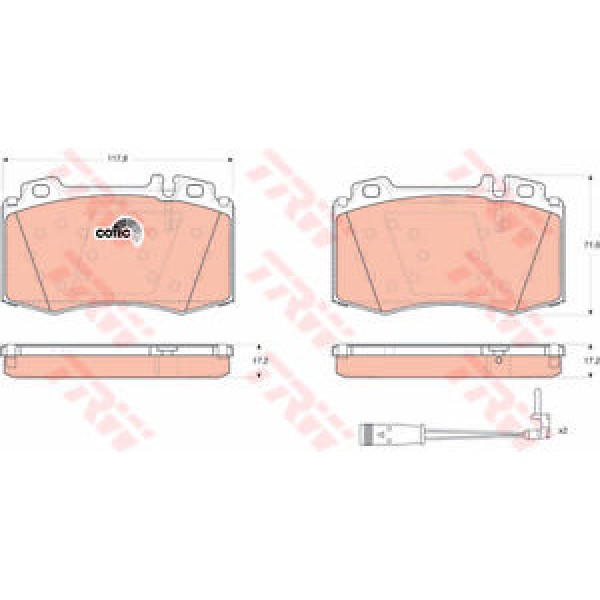 Ferodo Ön Fren Balatası - W211 Spor - Kod FDB-1661 - OEM 0034205820