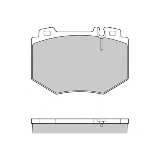 Ferodo Ön Fren Balatası - W220 - Kod FDB-1714 - OEM 0044200620 ürün görseli