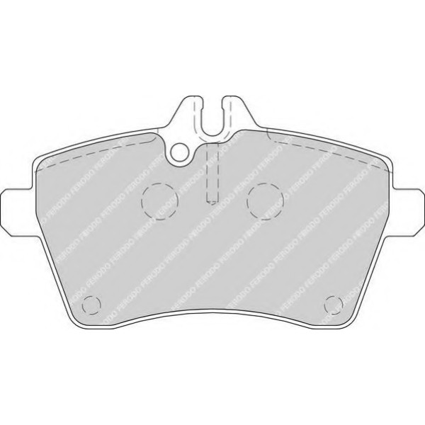 Ferodo Ön Fren Balatası - Mercedes-benz_ A-b Serisi 2004> 19, 1mm - Kod FDB-1749 - OEM 1694201320
