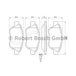 Ferodo Ön Fren Balatası - Opel Corsa D - Kod FDB-1920 - OEM 1605258