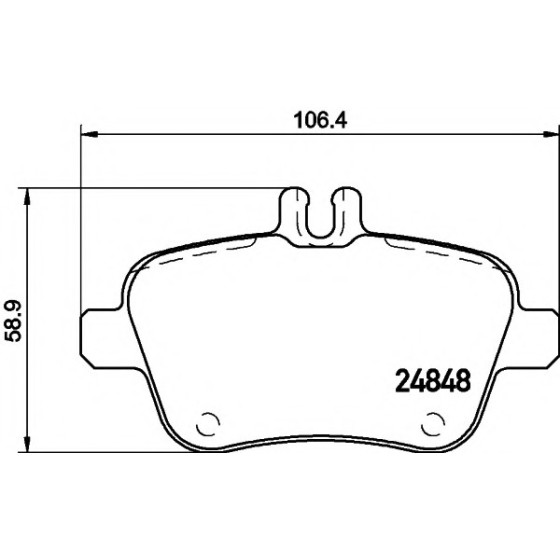 Ferodo Arka Fren Balatası - Mercedes-benz Cla W117 - Kod FDB-4163 - OEM A0064202320 ürün görseli