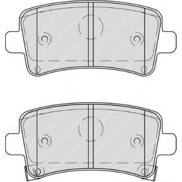Ferodo Arka Fren Balatası - Opel Insignia - Kod FDB-4209 - OEM 1605179