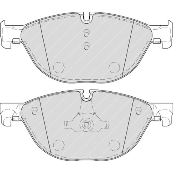 Ferodo F10-f01 ÖN Balata 25045 - Kod FDB-4285 - OEM 34116775322