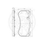 Ferodo M.benz C (C204) M (W166), S (C126) ÖN Balata - Kod FDB-4373 - OEM 0044207620
