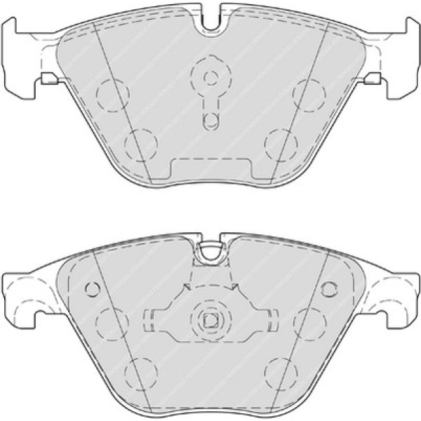 Ferodo Ön Fren Balatası - 20mm 2010 - Kod FDB-4382 - OEM 34116775314