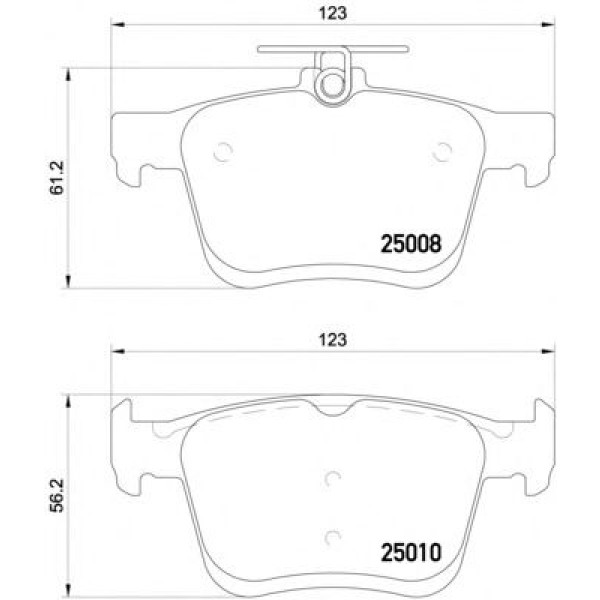 Ferodo Arka Fren Balatası - Volkswagen Golf 7-a3 - Kod FDB-4434 - OEM 8V0698451