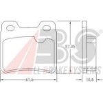 Ferodo Arka Fren Balatası - Opel Vectra A - Kod FDB-586 - OEM 1605877