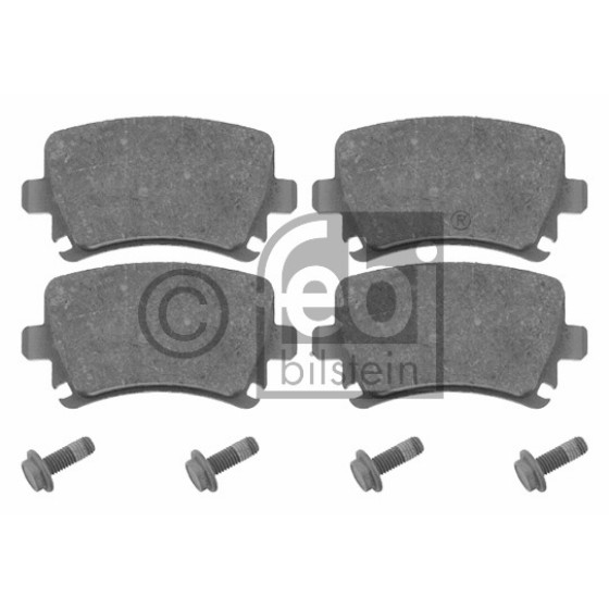 FEBI Fren Balatası - Arka-fişsiz Blf-blr-bkp-caxa-cava-cba Volkswagen Passat 6-volkswagen Tiguan 1.4tsi-1.6fsi-2.0fsi-2.0t - Kod FEB16540 - OEM 3C0698451E ürün görseli