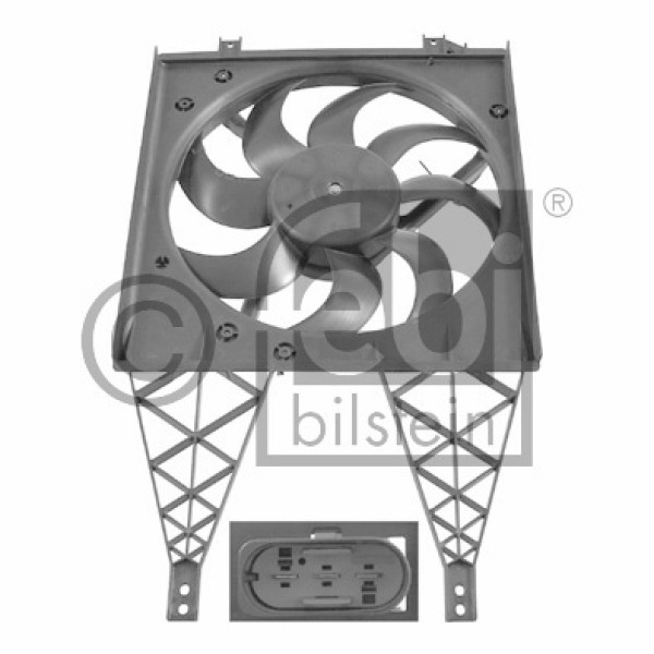 FEBI Fan Bms-bby Davlumbazli Volkswagen Polo 4 - Volkswagen Polo 5 1.2-1.4-1.4 Audi TDI - Kod FEB26860 - OEM 6Q0959455AE