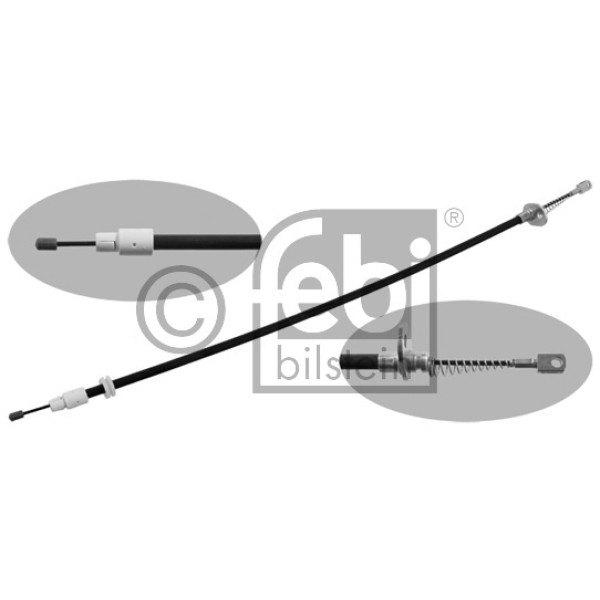 FEBI EL Fren Teli Arka Sol-sağ 204 - Kod FEB34905 - OEM A2044202585