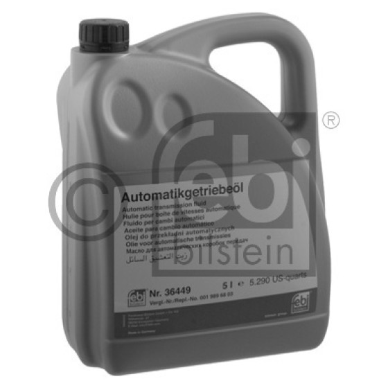 FEBI Otomatik Şanzuman Yaği Kirmizi Elektronik 5 LT. X4 - Kod FEB36449 - OEM A001989680310 ürün görseli