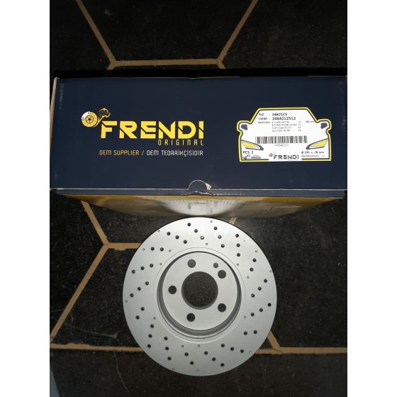 FRENDI Ön Fren Diski - Karbon Kaplamali VE Performansli Sport Paket 12> Trw DF6262S - Kod FRN24621CS - OEM A2464212512 ürün görseli