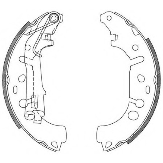Ferodo Fren Balatası - Kampana Opel Corsa D - Kod FSB-682 - OEM 1605290 ürün görseli