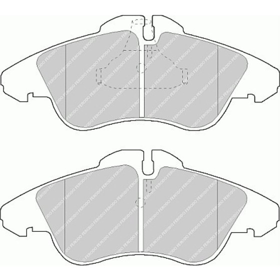 Ferodo Ön Fren Balatası - LT 35 - Kod FVR-1038 - OEM 2D0698151 ürün görseli