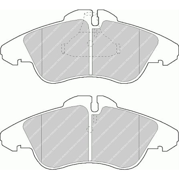 Ferodo Ön Fren Balatası - LT 35 - Kod FVR-1038 - OEM 2D0698151