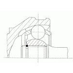 GKN Aks Flanşi - Kod GKN302271 - OEM A2013500813