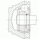 GKN Aks Kafası - İÇ Sol T5 2.5TDİ - Kod GKN304843 - OEM 7H0498103E