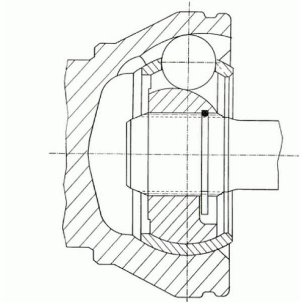 GKN Aks Kafası - İÇ Sol T5 2.5TDİ - Kod GKN304843 - OEM 7H0498103E