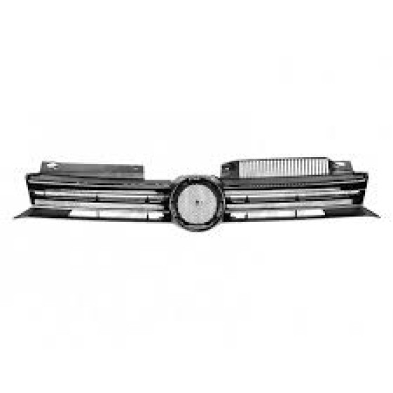 İthal ÖN Panjur (Siyah / Kromlu) Volkswagen Golf 6 2008 - Kod GLF08-2000 - OEM 5K0853651AJ ürün görseli