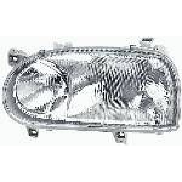 İthal Ön Far - Far Sol ( Çiftli ) Volkswagen Golf 3 1992 - Kod GLF92-7002 - OEM 1H6941017AF
